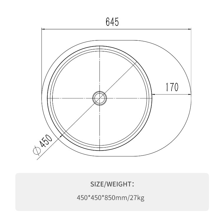 BL-6662 Pedestal Basin - view 4