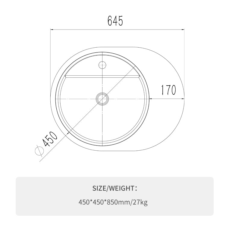 BL-6663 Pedestal Basin - view 4