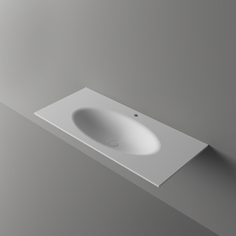 BL-2102 Integrated Basin - angle view