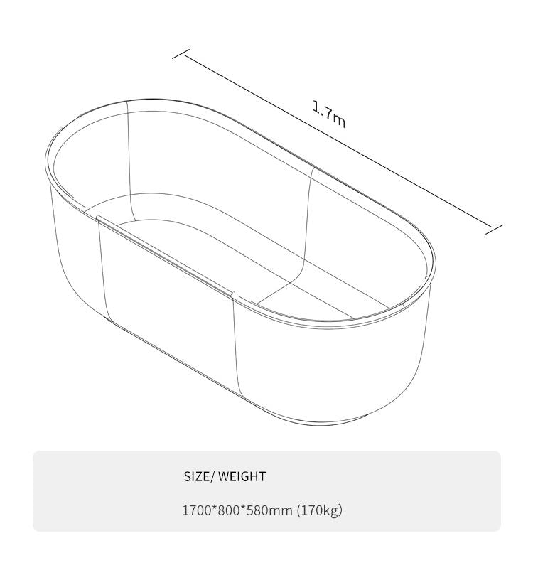 BL-8225 Artificial Stone Bathtub