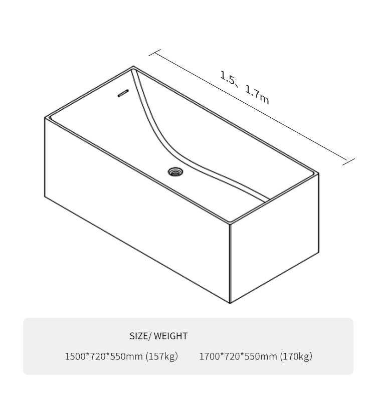 BL-8232 Artificial Stone Bathtub