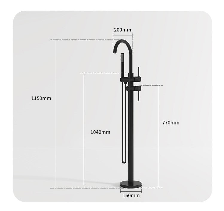 BL-3102 Floor Mounted Bathtub Faucet