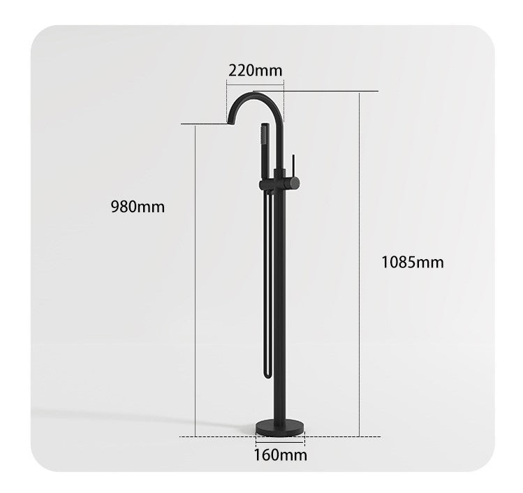 BL-3109 Floor Mounted Bathtub Faucet