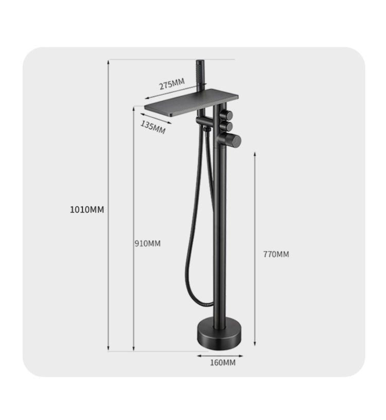 BL-3112 Floor Mounted Bathtub Faucet