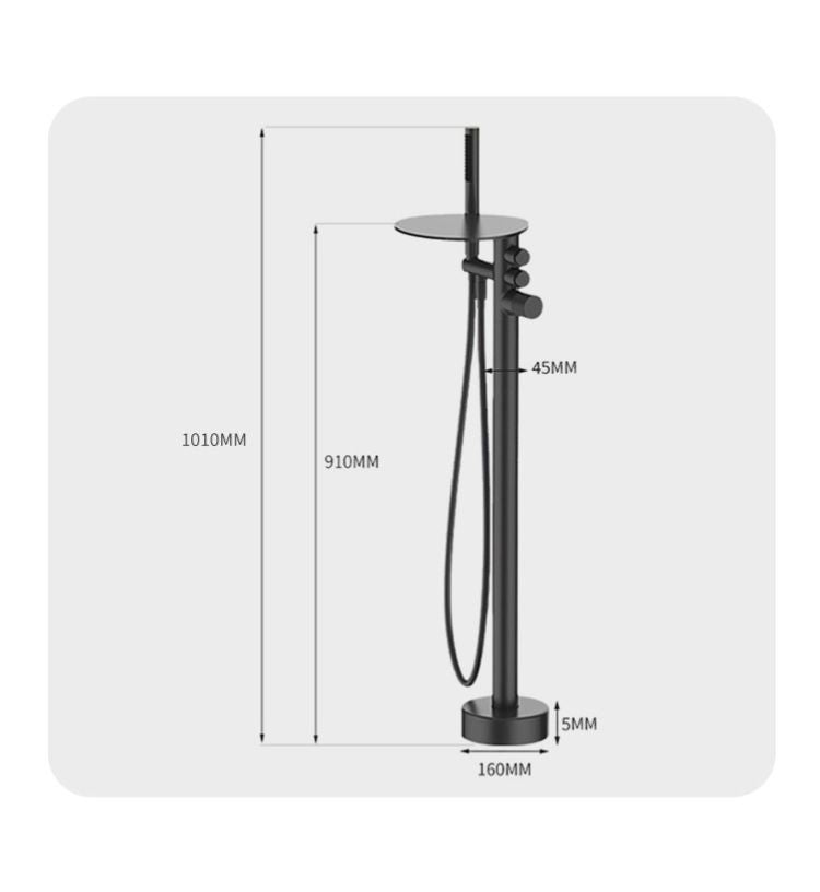 BL-3113 Floor Mounted Bathtub Faucet