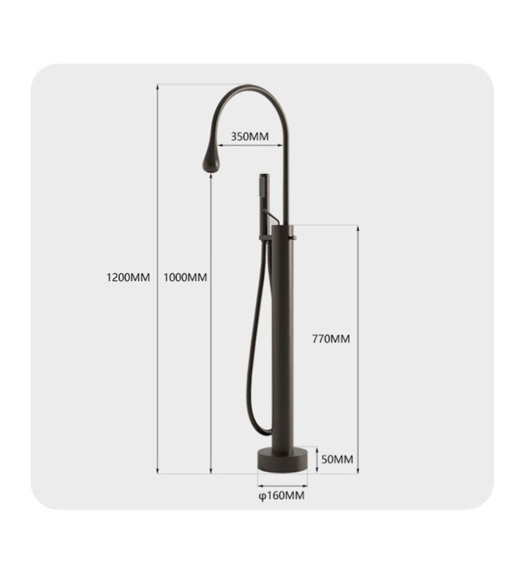 BL-3120 Floor Mounted Bathtub Faucet