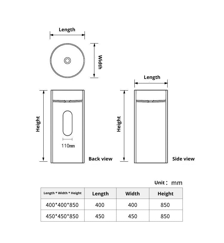 BL-6605 Pedestal Basin