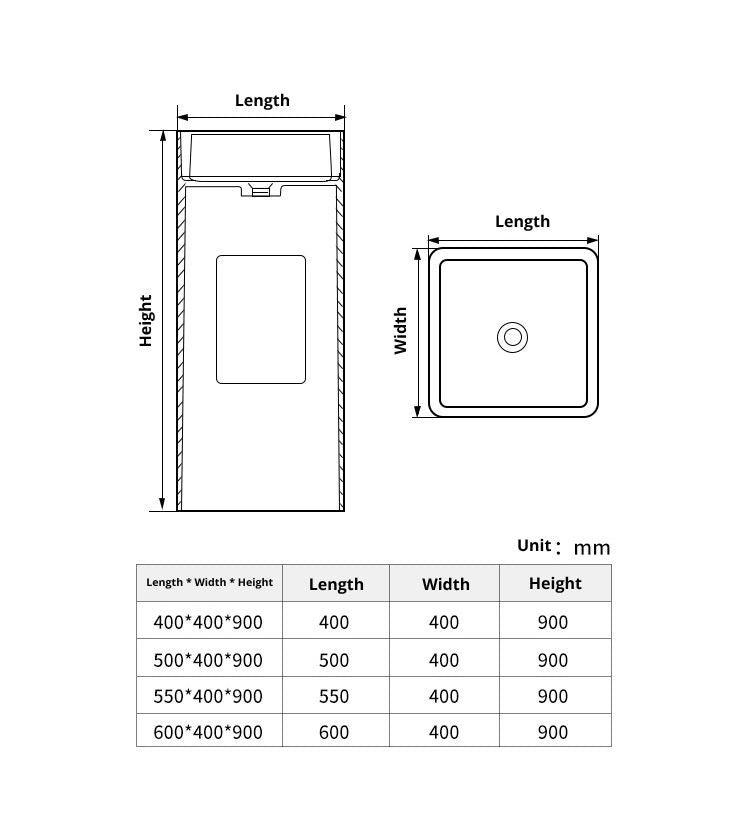 BL-6607 Pedestal Basin