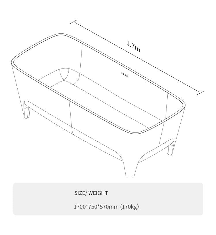 BL-8223 Artificial Stone Bathtub