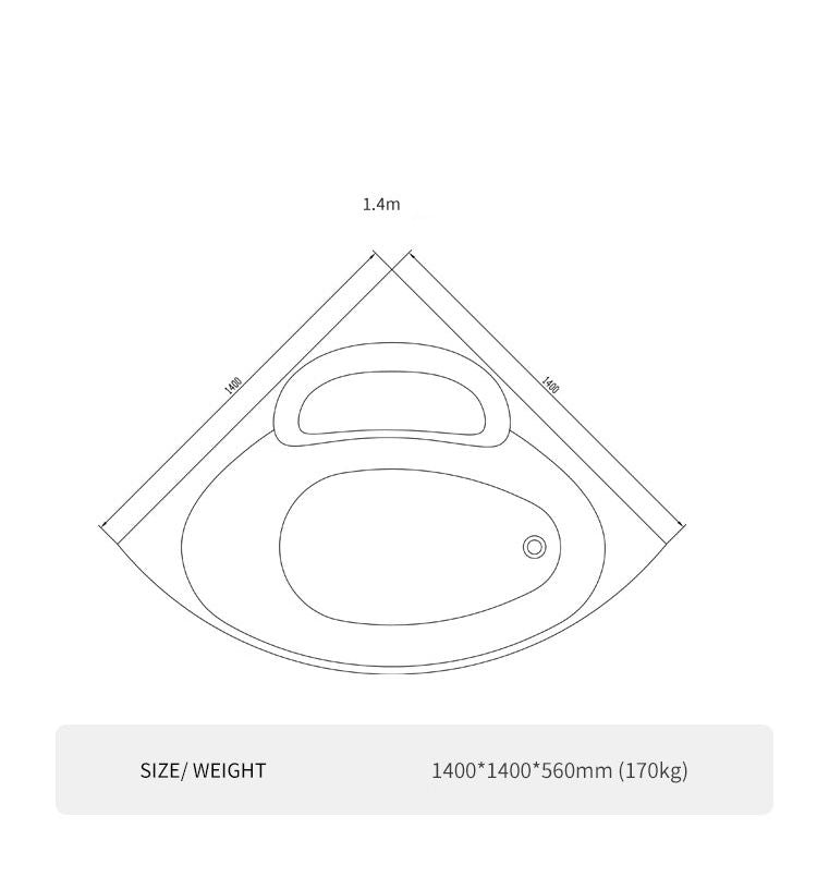 BL-8412 Artificial Stone Bathtub