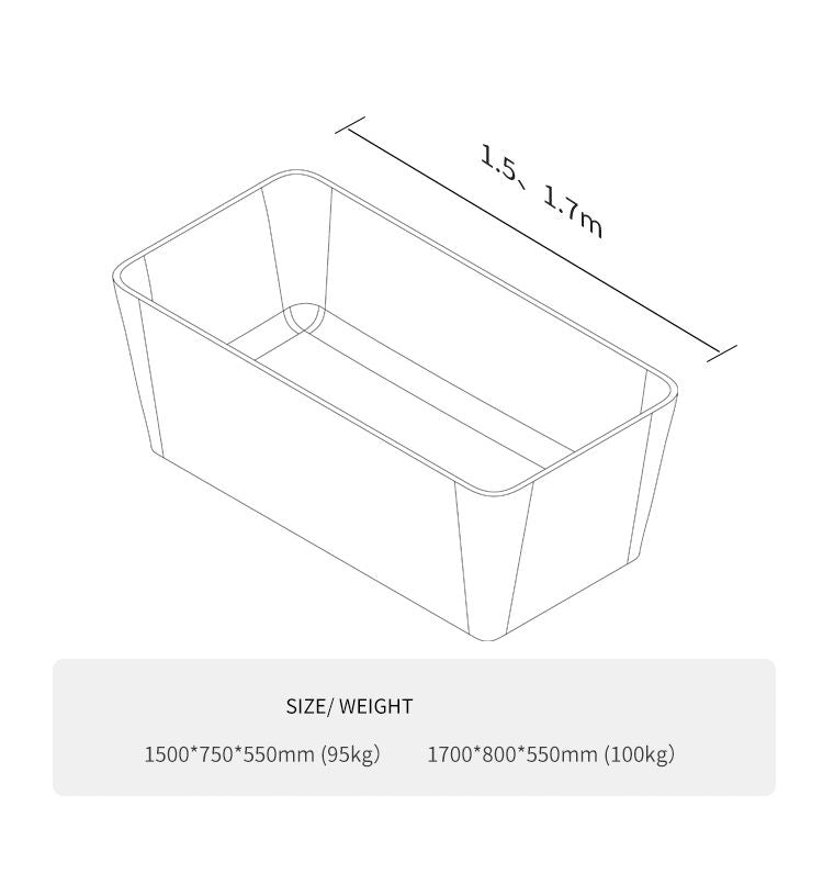 BL-9208 Resin Bathtub