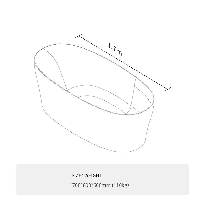 BL-9220 Resin Bathtub