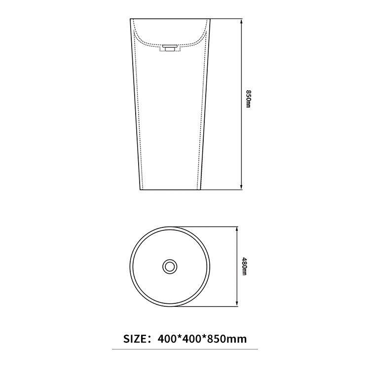 BL-6109 Pedestal Basin