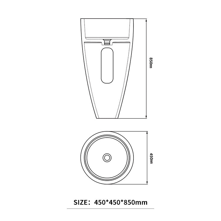BL-6110 Pedestal Basin