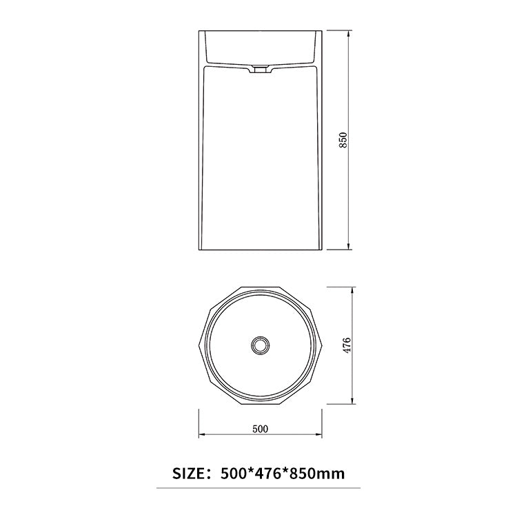 BL-6209 Pedestal Basin